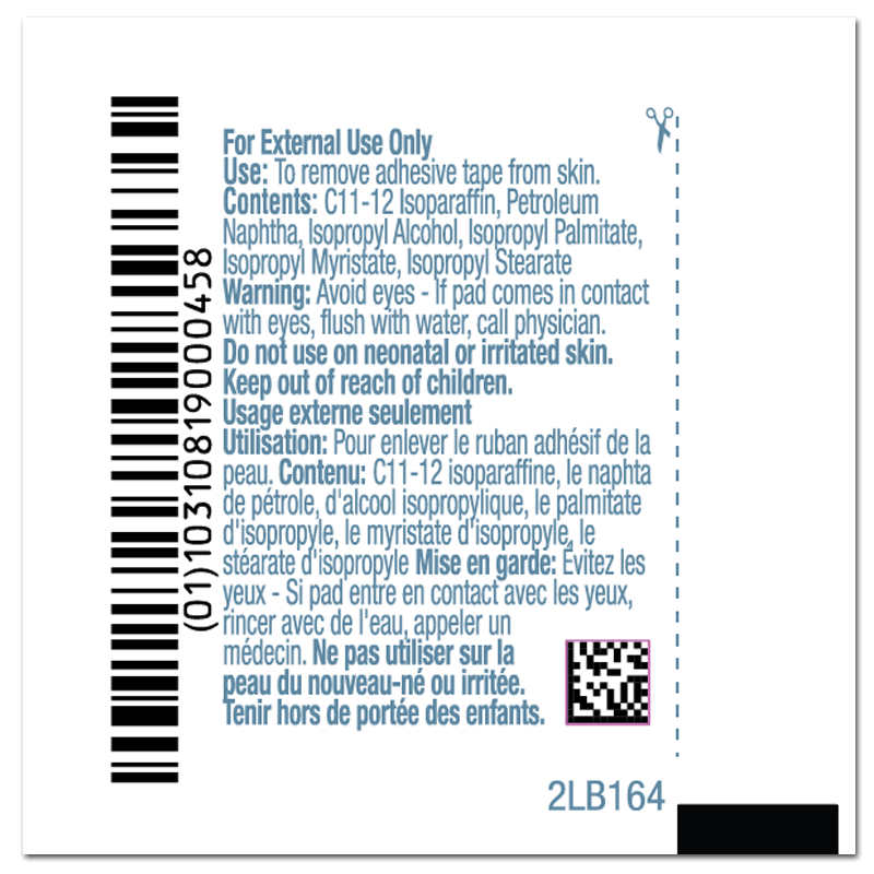 PDI Adhesive Tape Remover Pad PDI Healthcare