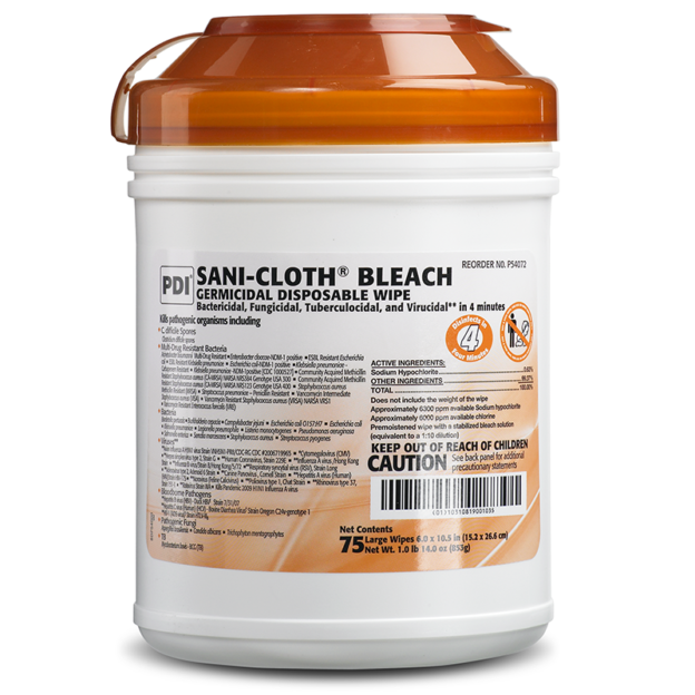 thumbnail image 2 of PDI Sani-Cloth Prime Germicidal Wipes - 65 Extra Large Sanitizing Wipes P24284 2 of 5
