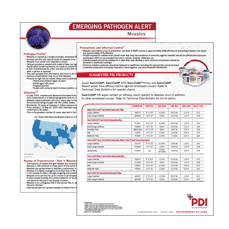 Emerging Pathogen Alert, Measles_image