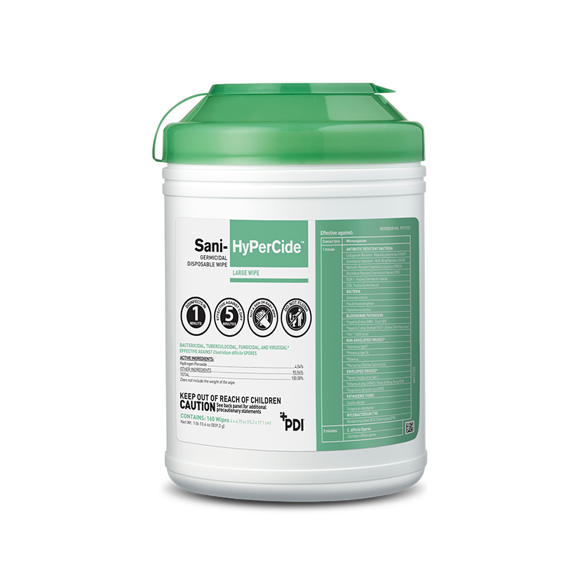 Sani HyPerCide Wipes Large Canister July 2020