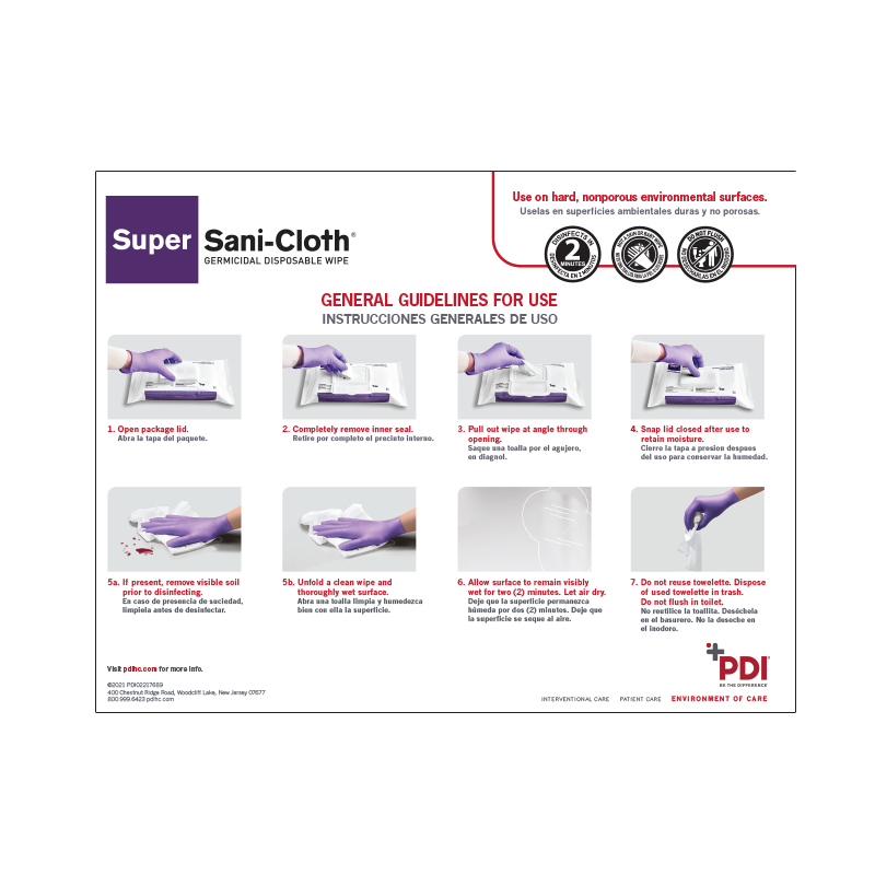 Quick Rinse Ifu Instructions.pdf Super Sani-Cloth Wipes - Softpack Instructions for Use (IFU) - PDI ...